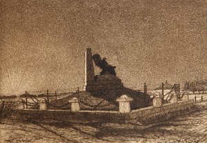 Le monument aux Français sur la route de Genappe, de 